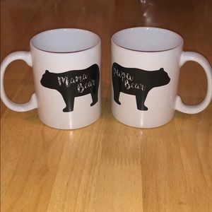 Mama Bear & Papa Bear Coffee Mug Set